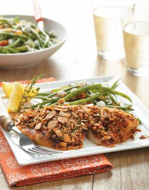 Almond-Crusted Fish with Smoked Paprika