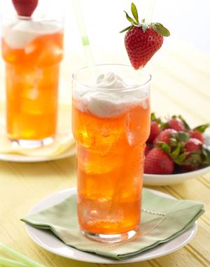 Strawberry-Lemon Italian Soda