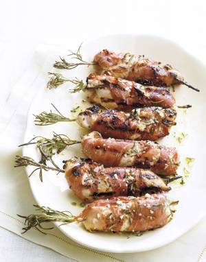 Prosciutto-Wrapped Chicken Tenders with Lemon & Rosemary