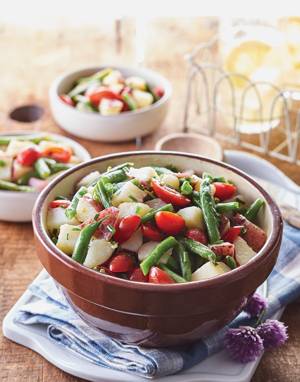 Potato Salad with Green Beans & Tomatoes