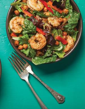 Shrimp & Chickpea Salad