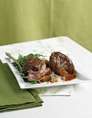 Lacquered Short Ribs with Spicy Ginger Sauce