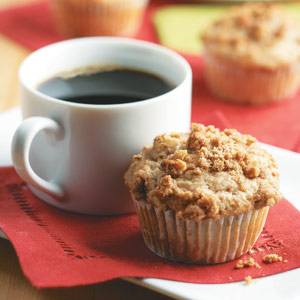 Banana-Spice Muffins with Streusel Topping