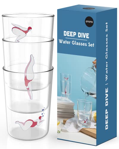 OTOTO deep dive drinking glasses