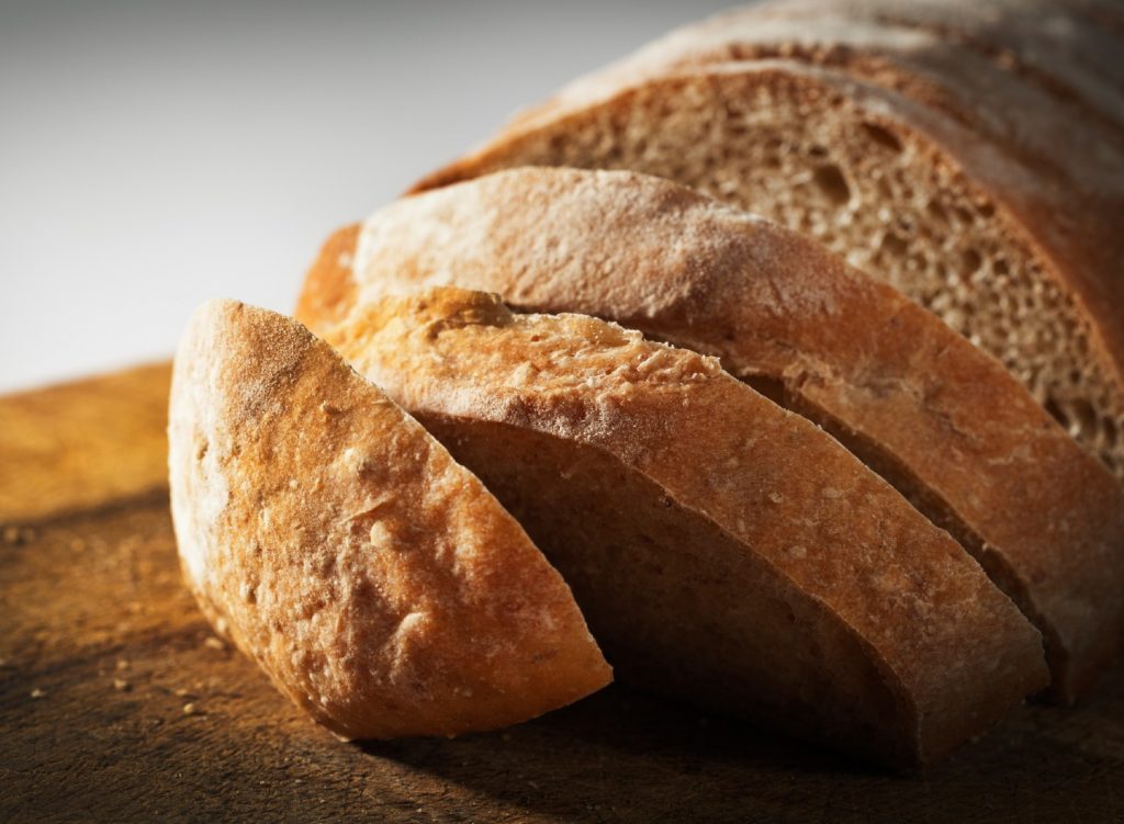 Sliced peasant bread