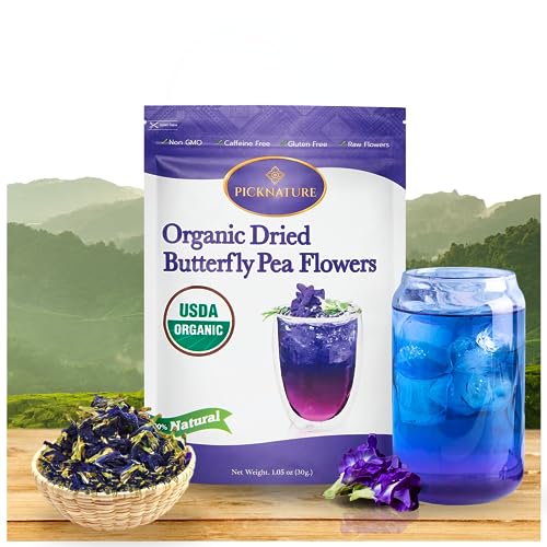 PICKNATURE Organic Butterfly Pea Flower Tea