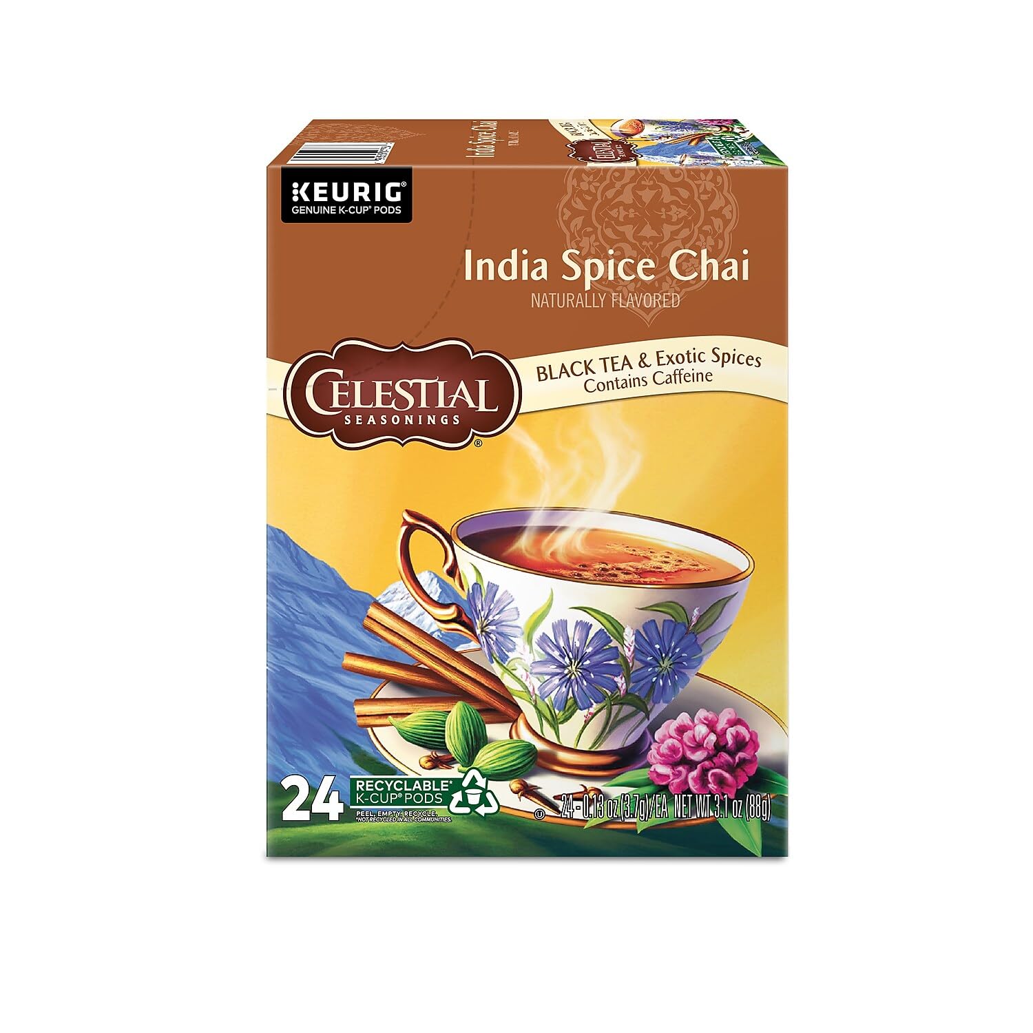 Celestial Seasonings India Spice Chai Tea K-Cups