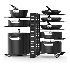 g-ting 8 tiers pots and pans organizer