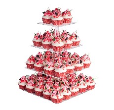 YestBuy Four-Tier Cupcake Stand