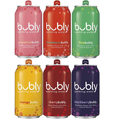 bubly flavored sparkling water