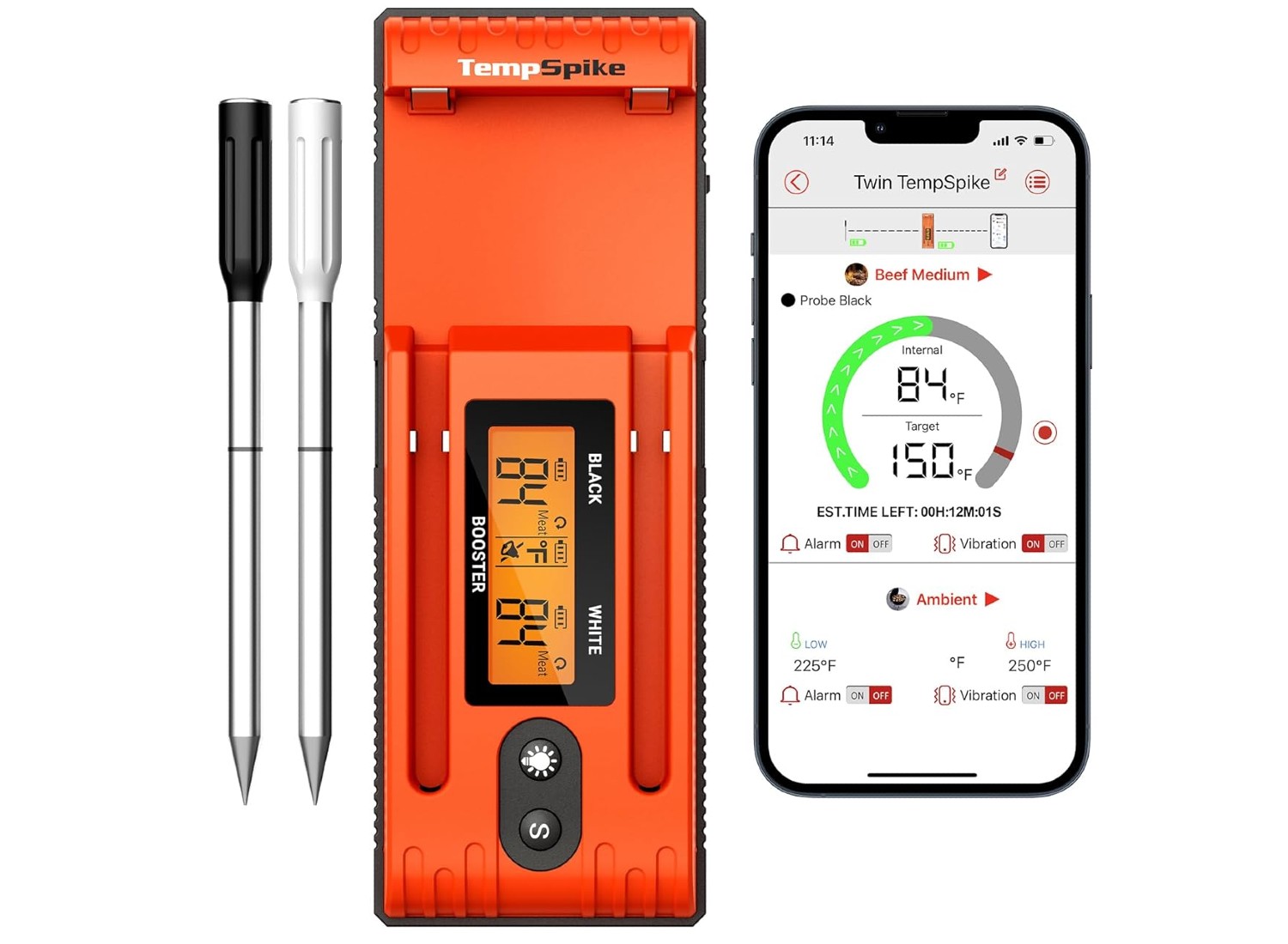 ThermoPro Twin TempSpike wireless meat thermometer