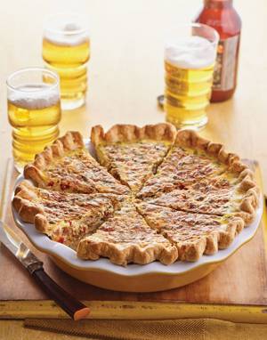 Italian Sausage Quiche with Roasted Red Peppers