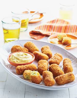 Potato Croquettes with Saffron Aioli