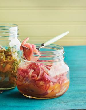 Orange Pickled Red Onions