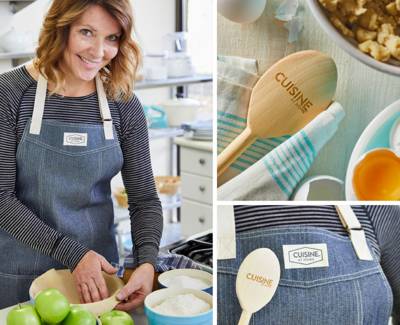 New Kitchen Gifts: Cooking Aprons & Wooden Spoons