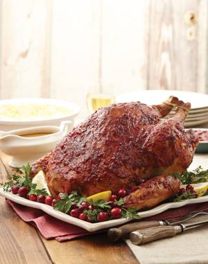Roasted Turkey with Chipotle Butter