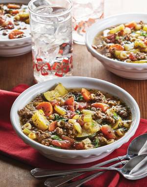 Hamburger Soup with Vegetables