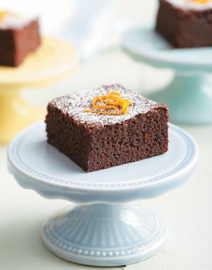 Chocolate Cake Brownie with Orange & Mascarpone