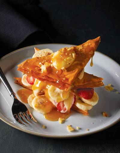 Bananas Foster Mille-Feuille