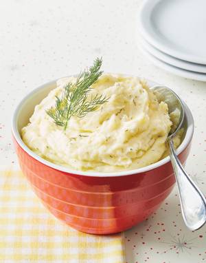 Buttermilk Mashed Potatoes with Dill & Lemon