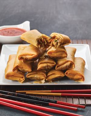 Fried Spring Rolls with chicken