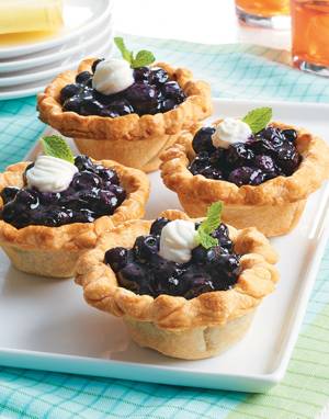 Mini  Blueberry Pies