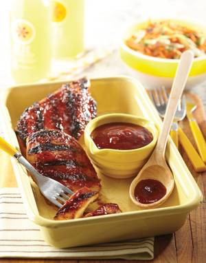 Grilled Chicken with Sweet & Sticky Sauce