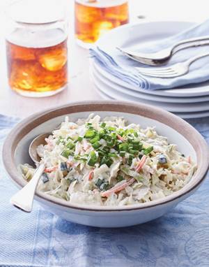 Simple Slaw with Scallions