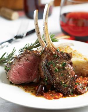 Grilled Lamb Rib Chops with Bistecca Oil
