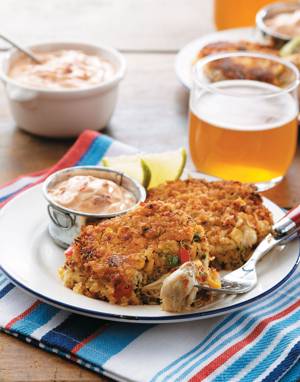 Southwestern Crab Cakes with Chipotle-Lime Aioli