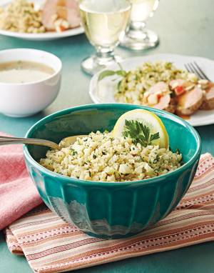Cauliflower Rice with parsley & lemon