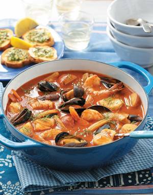 Cioppino with Cod, Mussels & Shrimp