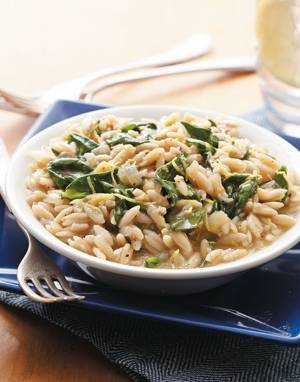 Lemon and Spinach Orzo