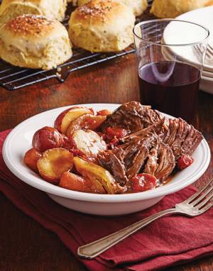 Smoky Pot Roast with Fire-Roasted Tomatoes