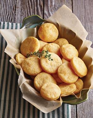 Cornmeal Busters with Parmesan