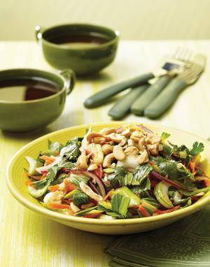 Bok Choy Chopped Salad with Cashews