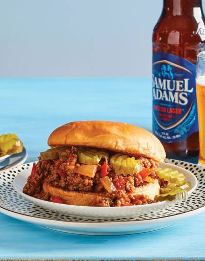 Sloppy Joes with beef & sausage