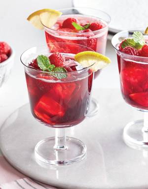 Ruby-Berry Cocktails