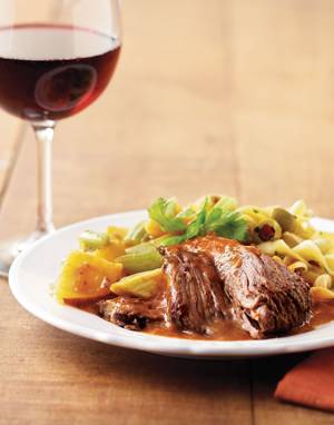 Bloody Mary Pot Roast with Fall Vegetables