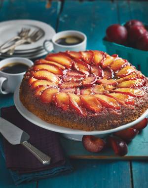 Plum Upside-Down Cake with Brown Butter & Orange