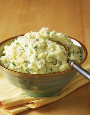 Chive Mashed Potatoes & Parsnips