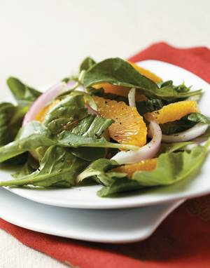 Arugula Orange Salad with Sweet & Sour Vinaigrette