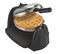 HERCHR cast iron waffle maker, non-stick aluminum stovetop