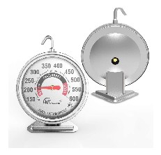 Oven Thermometer CENTOLLAs 2.56 in Oven Thermometers for Electric Oven or Gas Oven Temperature Stainless Steel Cooking/Baking Meat Thermometer Oven Safe 