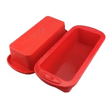 4 Piece Nonstick Silicone Baking Molds Set, Round, Square and Rectangular  Cake Mold Pan, Red, Pack - Food 4 Less