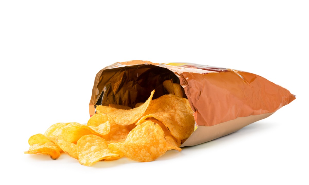 Open Bag Of Chips