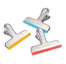 All-Purpose Grip Clips for Kitchen Office Chip Bag Clips Set of 8 LEYOSOV 3 Inches Wide Stainless Steel Heavy-Duty Chip Clips Come in A Nice Reusable Storage Box 