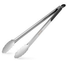 ZODIC Pinza Cucina Kitchen Tongs 2 pack 9 Inch＆12 Inch Premium Silicone Multifunctional Tongs Cooking/BBQ/Grill 