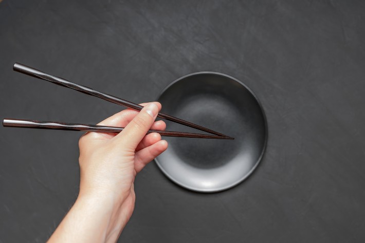 SeniorMar Non-slip Chopsticks Reusable Japanese Sushi Chopstick for Household Restaurant 