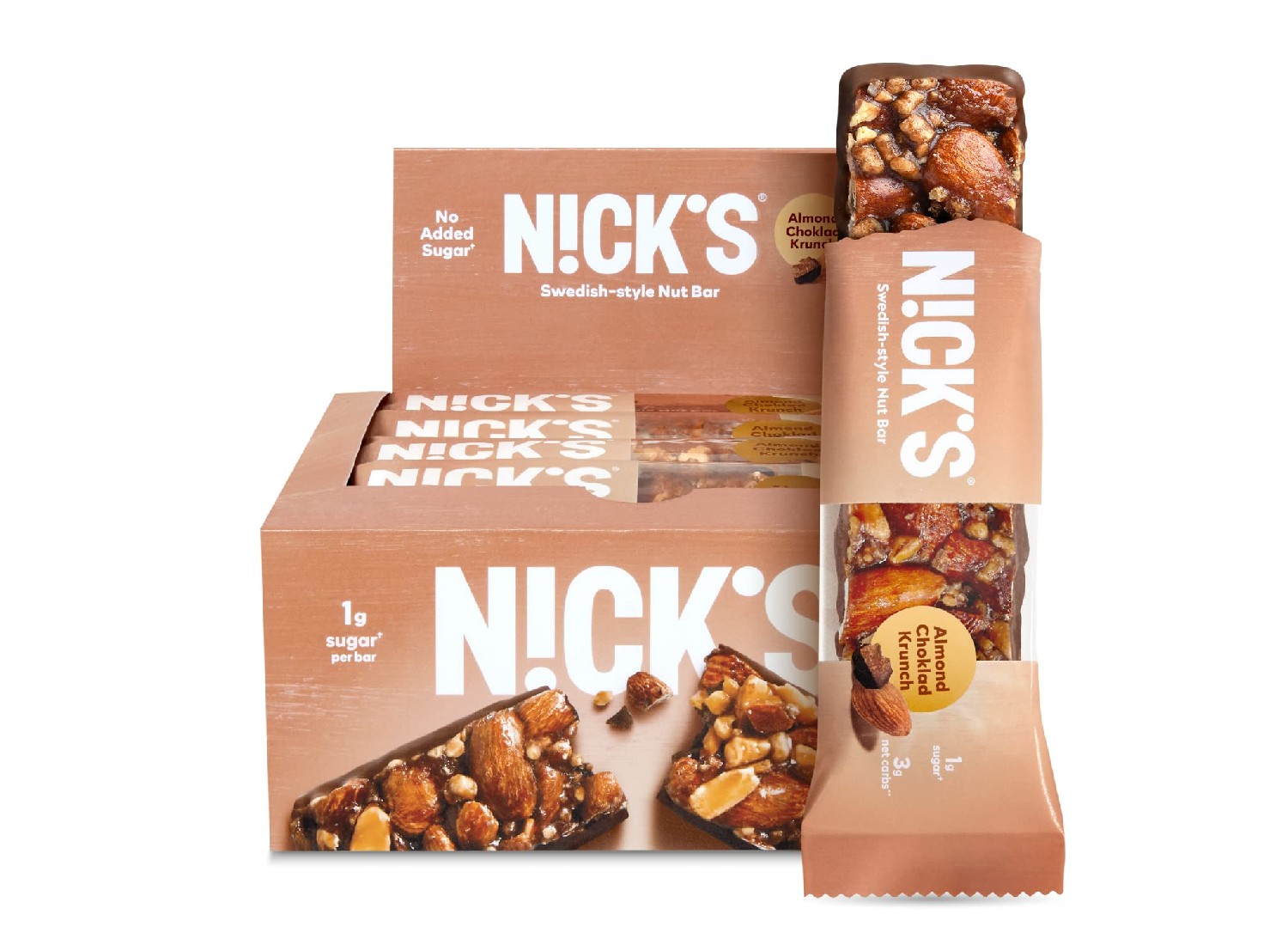 best nick's almond chocolate snack bar
